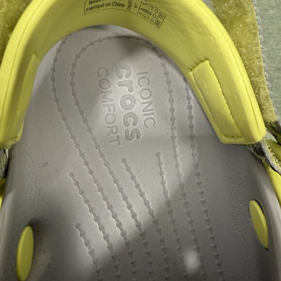 Crocs Classic All-Terrain Sandal Men's Size 11 207711-1FH Gray Neon Outdoors - Picture 7 of 7